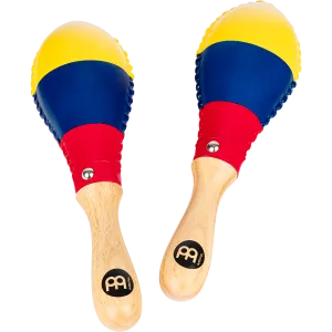 Maracas Meinl Rawhide Traditional - Colombia Flag
