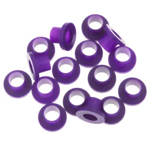 Rondelle Danmar Nylon - Violet - 20Pcs