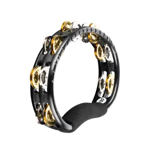 Tambourin Meinl Demi-Lune - 2 Rangs - Nickel/Cuivre - Black