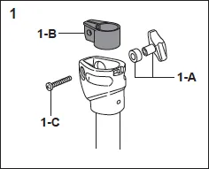 Gaine Nylon Pearl Pour Pied De Cymb Serie 900