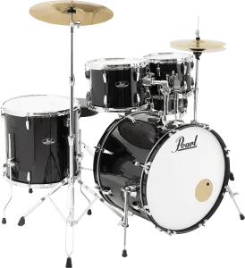 PEARL Roadshow Batterie 22"/5pcs Pack Sabian 2 Cymbales Jet Black
