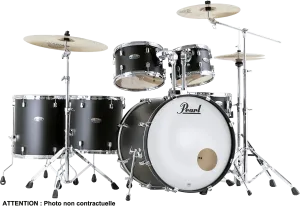 PEARL Decade Maple Batterie 22"/6pcs Satin Slate Black