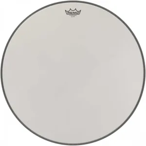 REMO White Suede 22" Bass Powerstroke 3