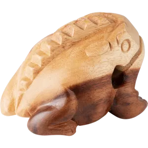Guiro Nino Grenouille Bois Naturel - Medium