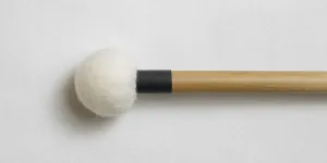 VIBRAWELL ET1 Mailloche Timbale Bamboo Noire Hard Feutr 30mm 