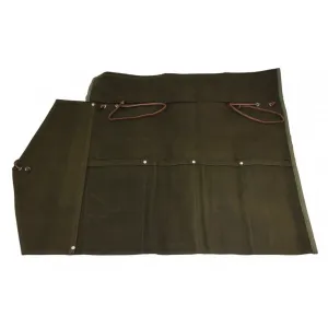 Housse Baguettes Tackle Instrument Rool Up - Waxed Canvas - Green