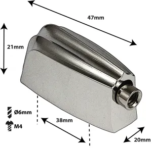 Coquille Sparedrum Tm/Caisse Claire Radioking Style Entre-Axe= 38mm (X1) Black