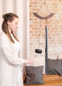 Chime Meinl Sonic Energy Moon Meditation 49" - 432Hz - Susp Incu - Sv