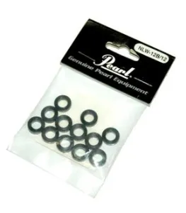 Rondelle Pearl Nylon Black (X12)