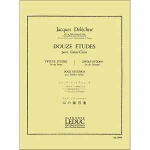 Methode Jacques Delecluse - 12 Etudes Pour Caisse-Claire