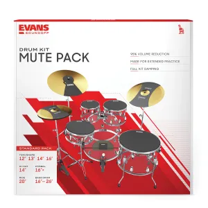 Pack Sourdines Evans Soundoff Complet Standard
