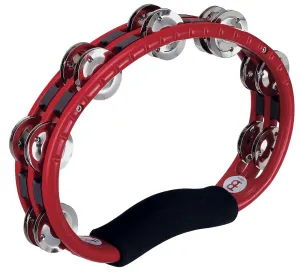 Tambourin Meinl Demi-Lune - 2 Rangs - Acier - Red