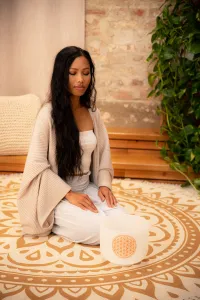 Bol Meinl Sonic Energy Crystal 08" Flower Of Life - 128 Hz