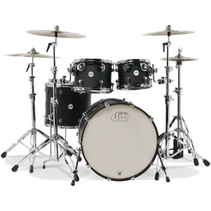 DW Design Batterie 22"/4pcs Black Satin