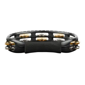 Tambourin Meinl Demi-Lune - 2 Rangs - Nickel/Cuivre - Black