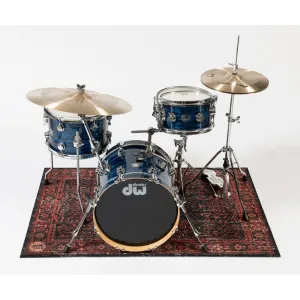 Tapis Drum N Base 130 X 90Cm - Vintage Persian - Black Red