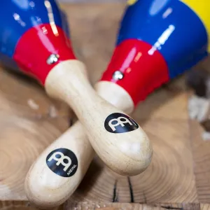 Maracas Meinl Rawhide Traditional - Colombia Flag
