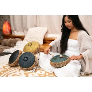 Tongue Drum Meinl Sonic Energy Octave Steel- Fa#-Min- Dark Green