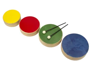 Set Toms Rohema De Couleur - 4Pcs + Baguettes (X2)