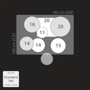 EFNOTE Pro 700 Batterie Standard Set