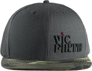 VIC FIRTH Casquette Vic Firth Gray Camo 6 Panel Snapback Hat