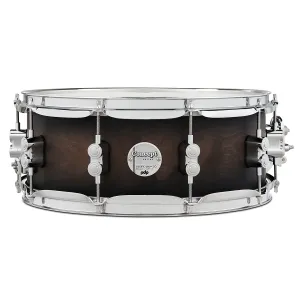 PDP Concept Maple Caisse Claire 14"x 5.5" Satin Charcoal Burst