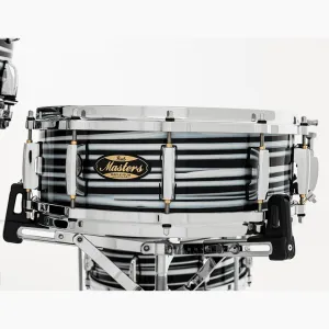 PEARL Masters Maple Gum Caisse Claire 14"x 5" Black Oyster Swirl