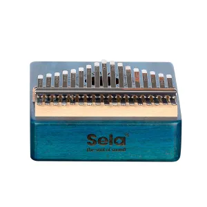 Kalimba Sela 17 Lames Hollow Mahogany - Blue