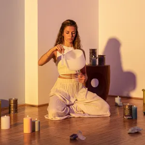 Bol Meinl Sonic Energy Crystal 08" Crown Chakra - Si - Avec Poignee