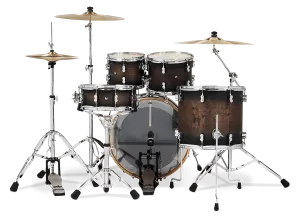 PDP Concept Maple Batterie 22"/5pcs Satin Charcoal Burst
