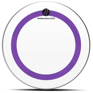 HEATS The Bomber 20" Clear Bass Drum