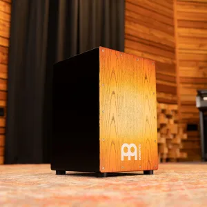 MEINL MCAJ100BK-SAF Cajon Headliner Snare Cajon Sonoran Amber Fade 
