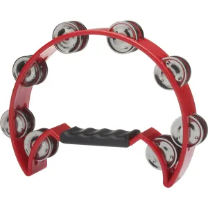 Tambourin Stagg - Simple Demi Lune - 16 Cymb - Red