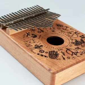 Kalimba Sela 17 Lames Hollow Mahogany - Free Spirit