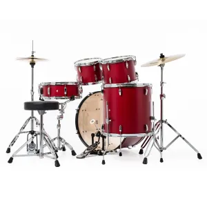 PEARL Roadshow Batterie 22"/5pcs - Pack Sabian 2cymb - Matte Red