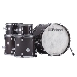ROLAND VAD716 Batterie V-Drums Acoustic Gloss Ebony Full Pack 