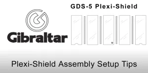 Ecran Gibraltar Gds5 Acrylique 5 Panneaux 167 X 60Cm