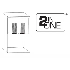 SCHLAGWERK CP404BLK Cajon 2Inone Large Black 