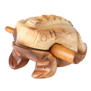 Guiro Nino Grenouille Bois Naturel - Large