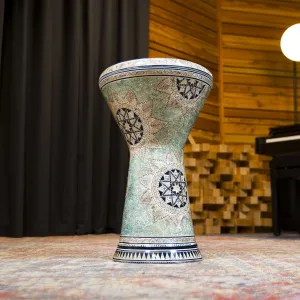 Darbouka Meinl 8 3/4" Artisan Edition Egypt - White Pearl/Mosaic Quee