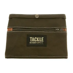 Pochette Tackle Instrument Rangement - En Toile Ciree - Green