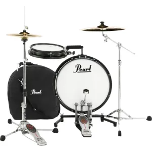 PEARL Compact Traveler Batterie 18"/2pcs Black + Housse