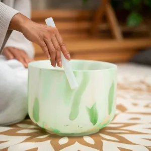 Bol Meinl Sonic Energy Marble Crystal 10"- F4 - Heart. Green