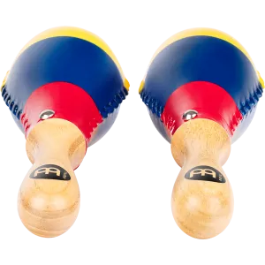 Maracas Meinl Rawhide Traditional - Colombia Flag