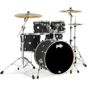 PDP Concept Maple Batterie 22"/5pcs Satin Black