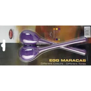 Shaker Stagg Egg Purple - Manche Plastique- La Paire