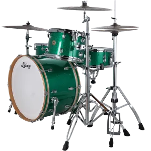 LUDWIG Continental Series Batterie 26"/4pcs Green Sparkle