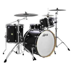 LUDWIG Continental Series Batterie 24"/4pcs Black Satin