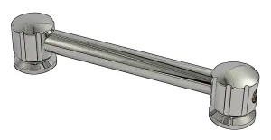 Coquille Spare Drum Tube Lug - Double Tirant- 88Mm