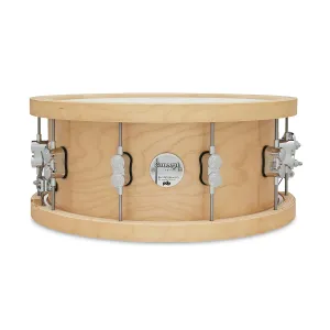 PDP Concept Series Caisse Claire 14"x 6.5" Natural Wood Hoop 20-Ply